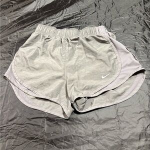 Nike Women's Light Gray Athletic Shorts